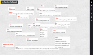 Padlet Questions for Howard